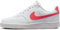 NIKE Damen W Court Vision LO NN Sneaker, White/SEA Coral-Volt-Black, 42 EU