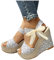 NVNV 2023 Chaussure Femme Talon Compensé Chaussures Ete Femme Pas Cher Sandales Compensees Femme Été Chaussures Femme Pieds Larges Et Sensibles Sandales Femme Plage Boucle EU 35-43