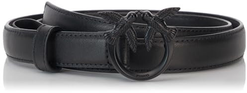 Pinko Love Berry H2 Belt Vit.Seta Cintura, Z99B_Nero Limousine Block Color, XS Donna