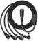 SinLoon Câble répartiteur d'alimentation CC 1 femelle vers 4 mâles 5,5 mm x 2,1 mm, adaptateur répartiteur de câble d'extension d'alimentation CC 12 V pour caméra de sécurité CCTV, etc. (1 to 4)