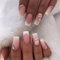 SINLOV Lot de 24 faux ongles longs en forme de cercueil en forme de cercueil en cristal rose à presser - Faux ongles français scintillants pour femmes et filles…