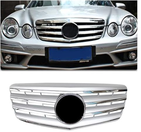 Doppellamellen-Frontstoßstange, Nieren-Doppelgitter, Grill-Ersatz, für Benz 2007 2008 2009 E-Class W211 E320 E350 E500