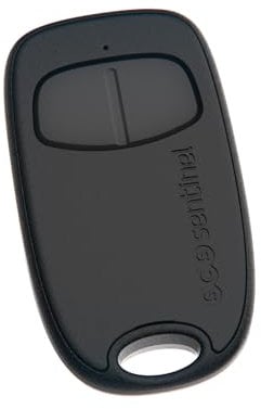 SCS Sentinel, AAM0128, Mando a distancia giratorio de 2 canales con código secreto, SimplyControl, Negro