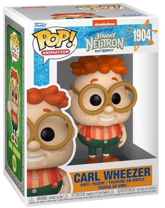 Funko POP! Animation: Jimmy Neutron - Carl Wheezer | Offizielles Cartoon/Animation Merch - Vinyl Sammelfigur als Regal Deko - Geschenkidee zum Geburtstag für Fans und Sammler