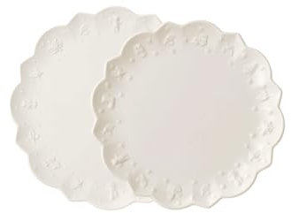 Villeroy & Boch – Toy's Delight Royal Classic Tableware Set for 4, Breakfast & Dinner Plates, Christmas Plates, Premium Porcelain, Dishwasher & Microwave Safe