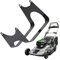 HunicandIU Black Iron Construction Support pour bidon d'huile - Accessoire de tondeuse à gazon