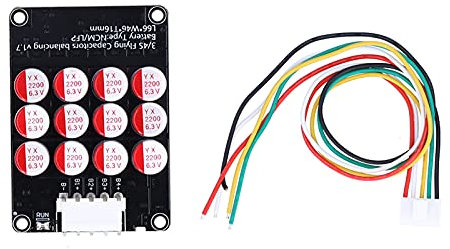2 Piezas 3S 4S 5A Ecualizador Activo Equilibrador de Grupo Completo Ecualizador Activo de Batería para Batería de Litio Ternaria, Equilibrador Activo de Batería para NCM LFP LTO