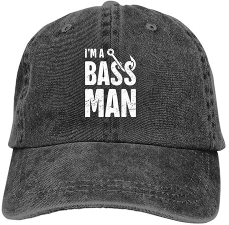 I'm A Bass Man Baseball Cap Männer Hüte Frauen Visierschutz Snapback Fly Fishing Caps