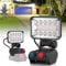 KERNOWO 48W Cordless LED Work Light for Makita 18V LXT Battery (battery not include), 3000LM Portable Jobsite Light for Construction Site, Workshop, Garage, Camping, Car Repairing, Emergency (40 LEDs)