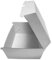 Recyclable White Snack Boxes, Cardboard Takeaway Containers for Snacks & Meals, Set of 100 (Large)