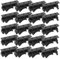 CHILDWEET 1 Set Guide Rail Schnalle Bracket Din Rail Carrier Clip Circuit Tafel Träger Clip Circuit Board Montage Bracket Din Bahnhalter Montagehalterungshalter Leiterbretthalter Schwarzer