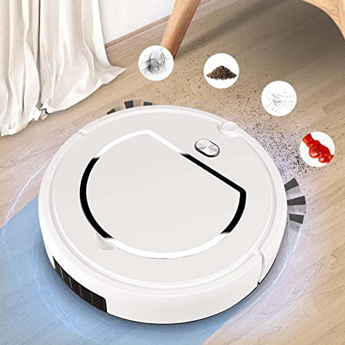 getuse Robot aspirateur sans fil avec autonomie de 90 minutes, corps fin pour bois dur et moquette, balai d'aspiration 3 en 1, faible bruit, chargement USB