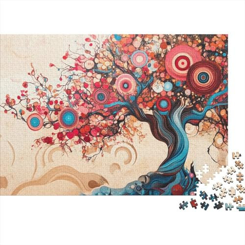 Albero della Vita Puzzle Impossibili 1000Pcs Decorazione Per La Casa. Rilassamento E Intelligence Per Adulti E Bambini Da 12 Anni 1000pcs (75x50cm)