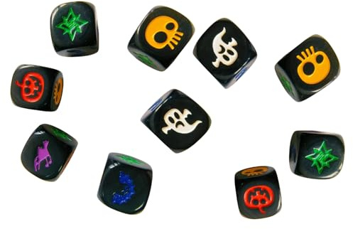 Halloween-Kürbis-Würfel, Acryl, sechsseitig mit runden Ecken, Tischspiel für Party, Nachtclub, Halloween, Kürbis, Acryl, Unterhaltungsspiel für Partys, 10 Stück