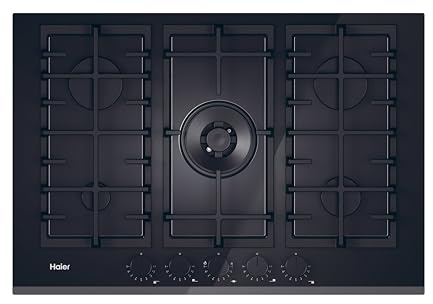 Haier Gas On Glass Series 4 HAVG75TBBP 74cm Gas Hob - Black
