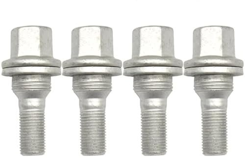 Compatible con Peugeot Para 206 1998-2016 Para 207 2006-2016 Tuercas de rueda Pernos Tornillo M12x1.25 Tornillos 17mm HEX