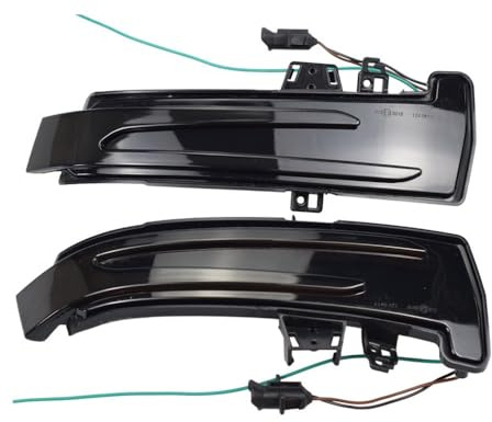 PBHOVIITG 2 stücke Dynamische Blinker Licht Seite Spiegel Anzeige for Mercedes for Benz W204 CLA ABCES GLA GLK CLS Klasse w176 W212(Option 2)