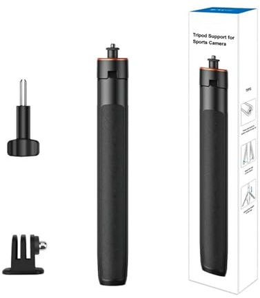 Generic Verstellbares Kamerastativ, Ausziehbarer Selfie-Stick, 54 Zoll, für DSLR-Kameras und Sportaufnahmen, Schwarz