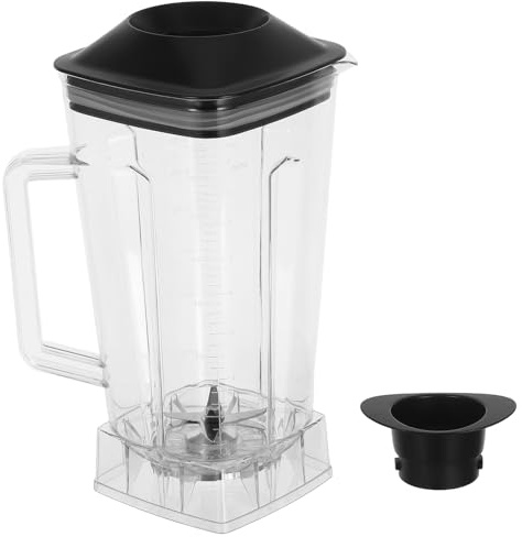 OHPHCALL Conjunto de Repuesto de Vaso Mezclador de Plástico de 2 litros para Licuadora Comercial, Accesorio para Preparación de Jugos y Batidos en Establecimientos Reutilizable