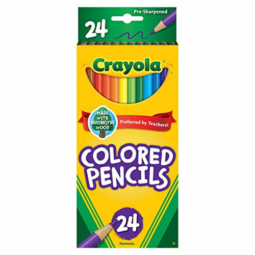 CRAYOLA Lange Buntstifte, 24 Stück