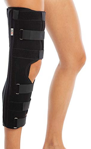 Rodillera inmovilizadora de rodilla. Férula para antes y después de la cirugía. Inmovilizador post-operatorio. Tres tamaños