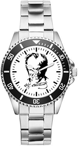 KIESENBERG Mustafa Kemal Atatürk Türkei Geschenk Artikel Idee Fan Uhr 1169