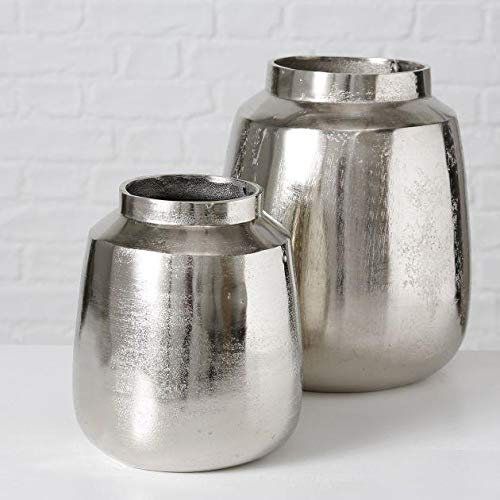 Cooper Vase Silber 26 cm (1 Stück)