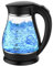 Adler AD1274B Hervidor de Agua Eléctrico de Cristal 1,7 Litros, Vidrio sin BPA, Retroiluminado, Apagado Automático, Inalámbrico 360º sin Cable, 2200W