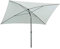 Maffei Art 136R Kronos - Sombrilla de diseño rectangular, 240 x 150/4 cm, fabricada en Italia (blanco)