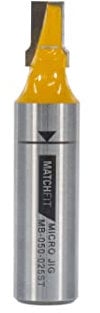 MICROJIG Matchfit MB-050-025ST Entlastungs-Fräser-Bit, 1/2-Schaft