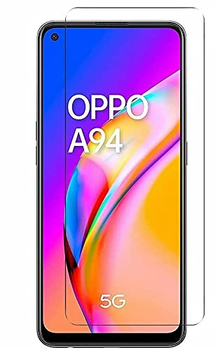 COPHONE® Verre trempé Compatible avec OPPO A94 5G, Film de Protection écran Premium Anti Chocs et Casse, Anti Empreintes, Bords arrondis,dureté Max 9H, Haute définition
