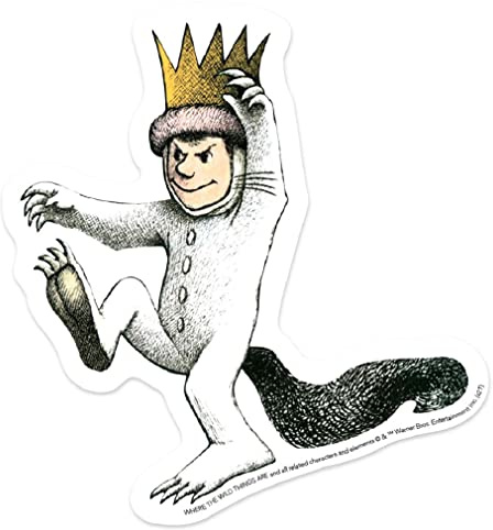Paper House Productions Vinyl-Aufkleber Where The Wild Things are Max, 8,1 cm