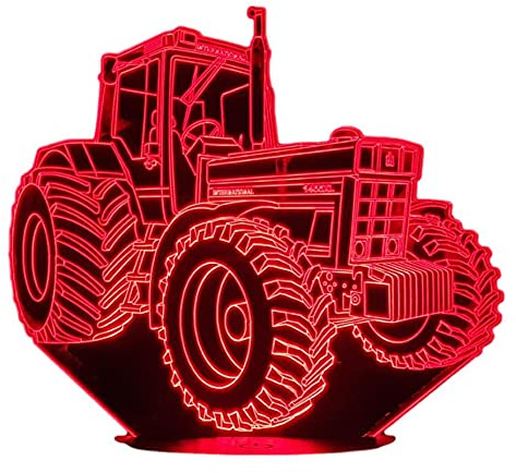 3D-LED-LAMPE. IH 1455XL. Traktor.