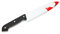 Ultra Halloween Bloodied Fake Knife Fancy Dress Accessory Prop Knife 30cm Long Slasher Knife with Fake Blood Chopping Knife Toy Plastic Weapon Pretend Cosplay Novelty Knife Dressing Up Accessory