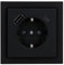Busch-Jaeger 1x USB-A+C-Set schwarz matt: 1x USB-A+C Steckdose 20 EUCB2USBAC-885+ 1x 1721-885K 1-fach Rahmen