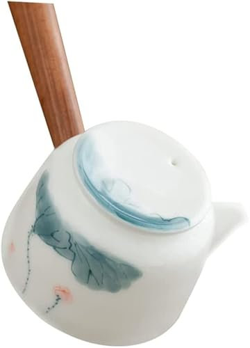 BOSUGE Tetera Japonesa de cerámica Kyusu, Tetera China asiática con asa Lateral, Tetera GongFu, Tetera para Hacer té, Tetera de Cocina