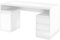Vente-unique - Bureau avec rangements SERGUEI - MDF laqué Blanc