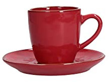 Rose & Tulipani - Tazzina caffè con piattino Concerto Corallo
