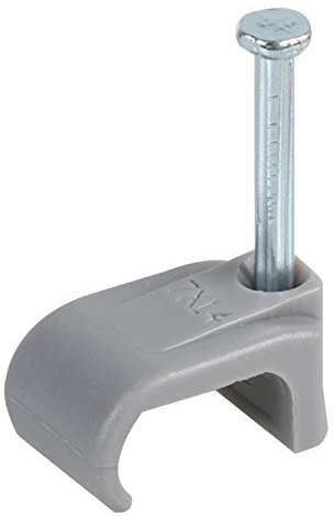 Cable Clips T&E 2.5MM Grey 100/PK, Cable Clips, Qty X 100 | AFC5