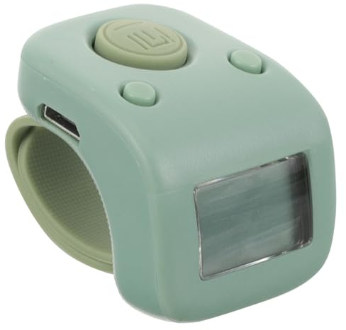 Kisangel Wiederaufladbarer Elektronischer Fingerzähler Digitaler Mini Handzähler Mit Nachtlicht Und LCD Anzeige Für Sport Golf Und Zählaufgaben