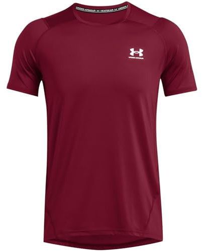 Under Armour UA HG Armour Fitted SS Cardinal - S