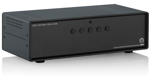 Douk Audio 5-Port XLR Balanced Umschalter 1(5)-IN-5(1)-Out Audio Switcher Box Splitter (5-IN-1-OUT)