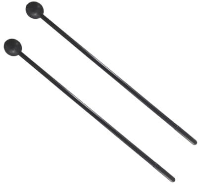 DSOUWEH Batteur de Xylophone coloré et sûr pour Enfants, Ligne Lisse, maillets à Bord Rond, Baguettes, Jouet en Bois, Baguettes de Xylophone Tempo, Noir