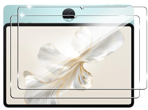 Rojeuinn 2 unidades de Cristal Templado protector compatible con Honor Pad 10 / Honor Pad 9 12.1 Inches,protector de pantalla de dureza 9H, HD