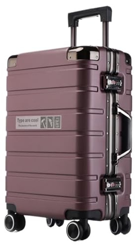ASHSDI Koffer Reisekoffer Trolley Hartschalenkoffer, Aufgegebenes Gepäck, Koffer Mit Spinnerrädern, Handgepäck Für Damen Und Herren Boardcase Handgepäck (Color : F, Size : 22)