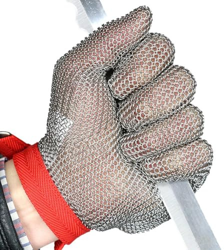 Acero Inoxidable 304 Guante Resistente A Los Cortes Guantes Anticorte Guantes De Carnicero Guantes De Seguridad, Guantes De Construcción, Guantes Jardineria, Guantes Mechanix