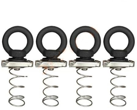 Gepackträger 4 Stück Pro Set M8 T-Schienenbolzen T-Nutbolzen Verankerungssatz Für Seile Verankerung Von Spanngurten 304 Edelstahl Dachgepäckträger T-Schrauben Auto Dachträger(M10 Black C)