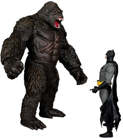 McFarlane Toys DC Multiverse Batman vs. Kong (Justice League vs. Godzilla vs. Kong), 2 Stück