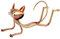 SAROAD Weinregal für Yoga, Katze, Metall, Weinregal, Skulptur, praktische Skulptur, Heimdekoration, Innendekoration, Weinständer, Basteln