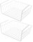 Sous Panier Gardable, 2X Paniers De Rangement Gardables Sous L'armoire, Panier D'organisateurs De Placard De Cuisine | Sous L'organisateur D'étagère Pour La Buanderie, Armoire, Placard